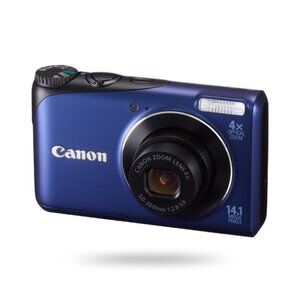 Canon PowerShot A2200 Digital Camera - Blue and Black